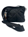MZ Wallace Black Nylon Blend Zip Close Quilted Crossbody Strap Bag Black / M