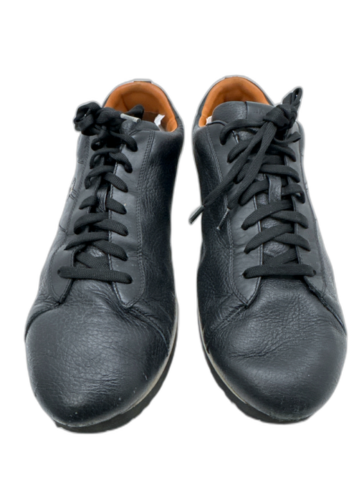 Bally Shoe Size 12 Black Leather Solid Sneaker Men's Shoes Black / 12