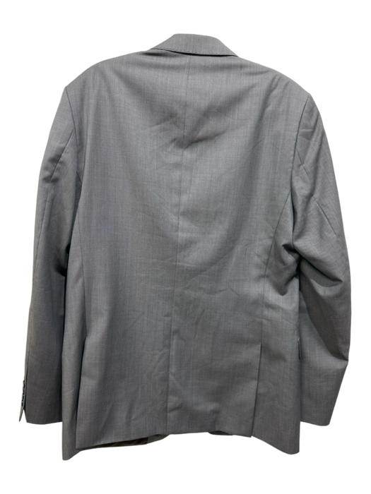 Versace Gray Wool Micro 2 Button Men's Blazer Gray / 42