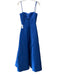 Vera Wang Size 4 Blue Polyester Spaghetti Strap Square Neck Pleated Tulle Gown Blue / 4