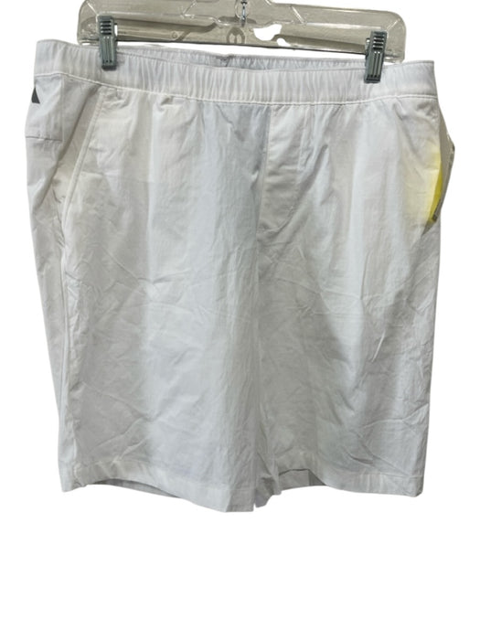 Adidas NWT Size L White Polyamide Solid Men's Shorts White / L