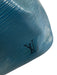 Louis Vuitton Blue Epi Leather Drawstring Adjustable Strap Bucket Bag Blue / Medium