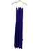 Juan Carlos Obando Size Est Small Purple Silk Sleeveless High Neck Ruffles Dress Purple / Est Small