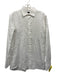 Boss Size S White Cotton Solid Button Down Men's Long Sleeve Shirt White / S