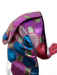 Moschino Couture Size 4 Purple, Red, Multi Polyester Geometric Print Jacket Purple, Red, Multi / 4