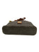 Dooney & Bourke Gray & Brown Leather Snake Embossed Crossbody Strap Bag Gray & Brown / S