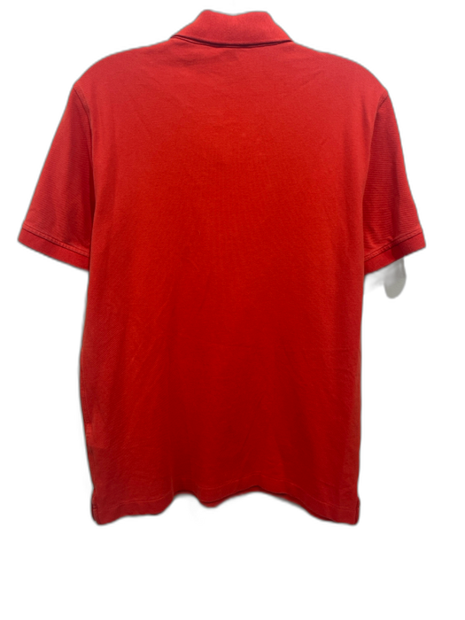 Burberry Brit Size M Orange Cotton Solid Polo Men's Short Sleeve Orange / M