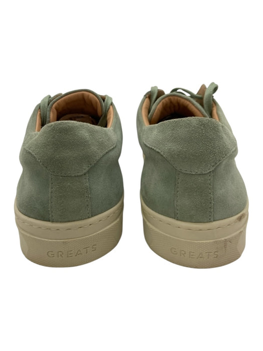 Greats Shoe Size 14 Green Suede Solid Sneaker Men's Shoes Green / 14