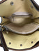Tory Burch Green & Brown Leather Snap Closure Inner Pocket one handle Bag Green & Brown / M
