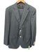 Pal Zileri Blue & Light Blue Print Wool Striped 2 Button Men's Suit Blue & Light Blue Print / 52