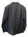 Boggi Navy Blue Viscose Striped 2 Button Men's Suit Navy Blue / 52R