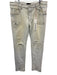 Purple - Brand NWT Size 38 Acid Wash Cotton Blend Distressed Skinny Jean Pants Acid Wash / 38