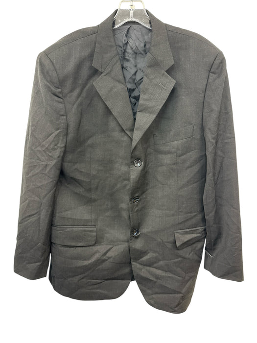 Yves Saint Laurent AS IS - vintage Gray Wool Blend Solid 3 button Men's Blazer Gray / 54