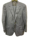 Canali Blue Wool Plaid 2 Button Men's Suit Blue / 40