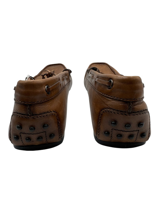 Tods Shoe Size 9.5 AS IS Brown Leather Solid Slip On Men's Shoes Brown / 9.5