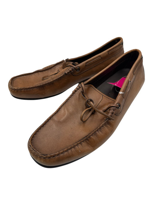 Tods Shoe Size 9.5 AS IS Brown Leather Solid Slip On Men's Shoes Brown / 9.5