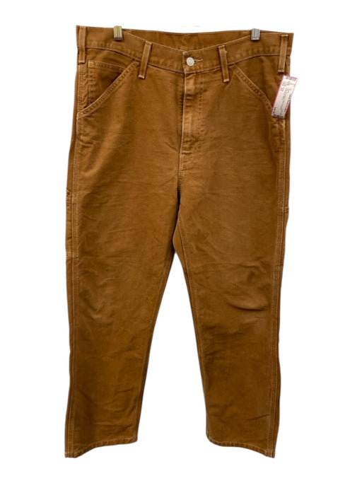 Levis Size 33 Tan Cotton Solid Carpenter Men's Pants Tan / 33