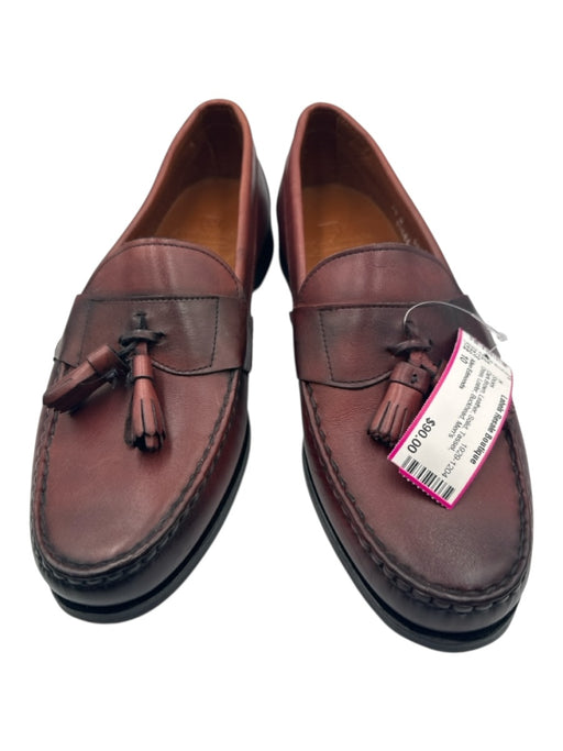 Allen Edmonds Shoe Size 10 Dark Brown Leather Solid Tassel Dress Men's Shoes Dark Brown / 10