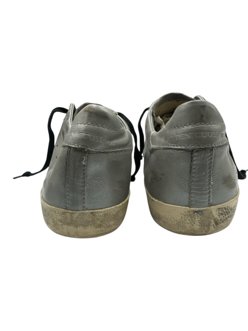 Golden Goose Shoe Size 46 Silver Leather Solid Sneaker Men's Shoes Silver / 46