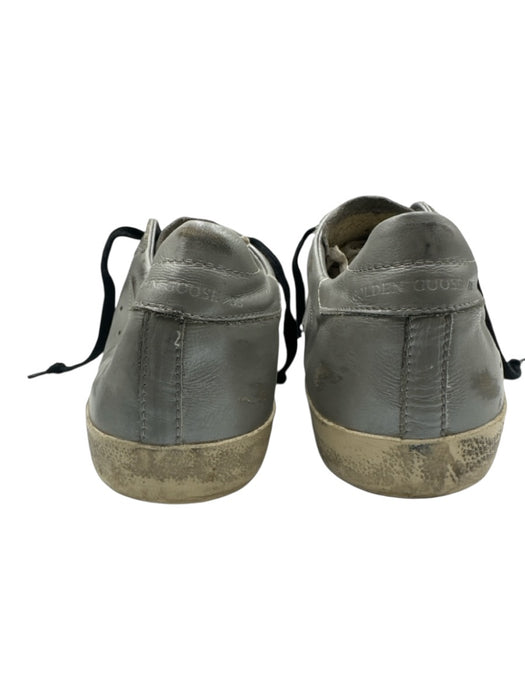 Golden Goose Shoe Size 46 Silver Leather Solid Sneaker Men's Shoes Silver / 46