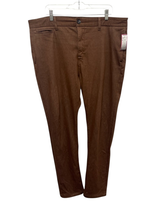 Hiroshi Kato Size 38 Brown Cotton Solid Men's Pants Brown / 38