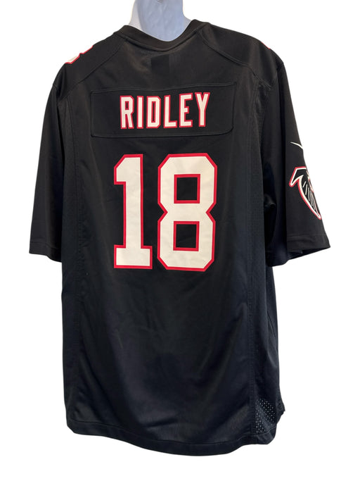 Nike Size XL Black, Red & White Polyester Jersey Men's Short Sleeve Black, Red & White / XL
