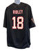 Nike Size XL Black, Red & White Polyester Jersey Men's Short Sleeve Black, Red & White / XL