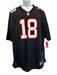 Nike Size XL Black, Red & White Polyester Jersey Men's Short Sleeve Black, Red & White / XL