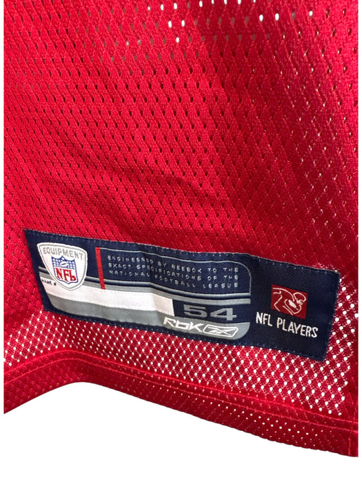 Reebok Size 54 Red, Black & White Polyester Jersey Men's Short Sleeve Red, Black & White / 54