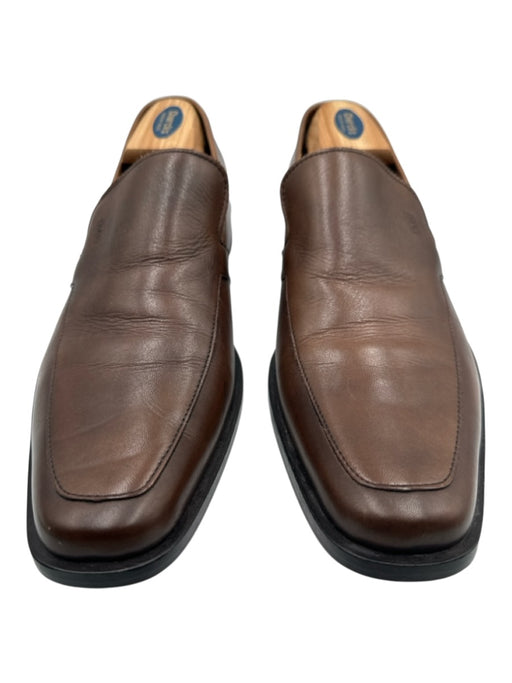 Boss Shoe Size 10 AS IS Brown Leather Solid Men's Shoes Brown / 10