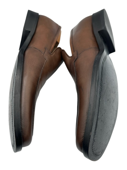 Boss Shoe Size 10 AS IS Brown Leather Solid Men's Shoes Brown / 10