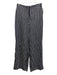 Diane Von Furstenberg Size S / 6 Navy Blue & White Viscose Stripe Wide Leg Pants Navy Blue & White / S / 6
