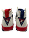 Jordan Shoe Size 11 AS IS Blue & Red Leather Color Block Sneaker Men's Shoes Blue & Red / 11