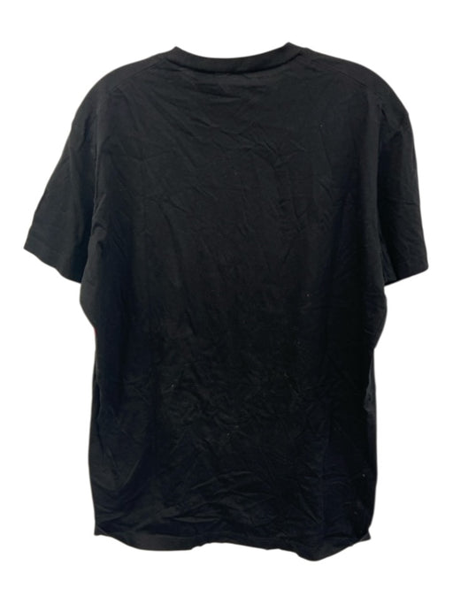 Dsquared Size L Black Cotton Graphic Shirt Black / L