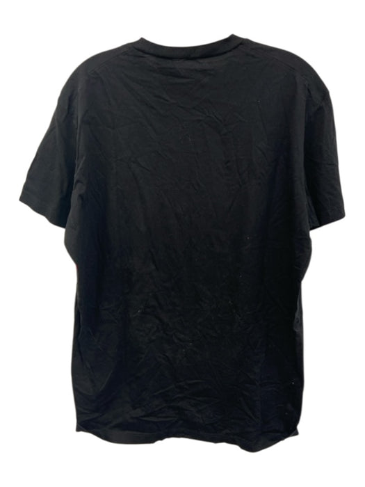 Dsquared Size L Black Cotton Graphic Shirt Black / L