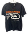 Dsquared Size L Black Cotton Graphic Shirt Black / L