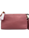 Tory Burch Pink Pebbled Leather Magnetic  Flap Zip Close Crossbody Tassel Bag Pink / S