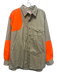 Filson Size XL Beige & Orange Cotton Solid Outdoors Button up Long Sleeve Shirt Beige & Orange / XL