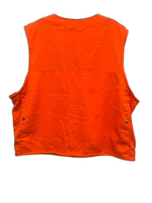 Filson Size 46 Orange Acrylic Buttons Men's Vest Orange / 46