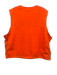 Filson Size 46 Orange Acrylic Buttons Men's Vest Orange / 46