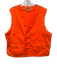 Filson Size 46 Orange Acrylic Buttons Men's Vest Orange / 46