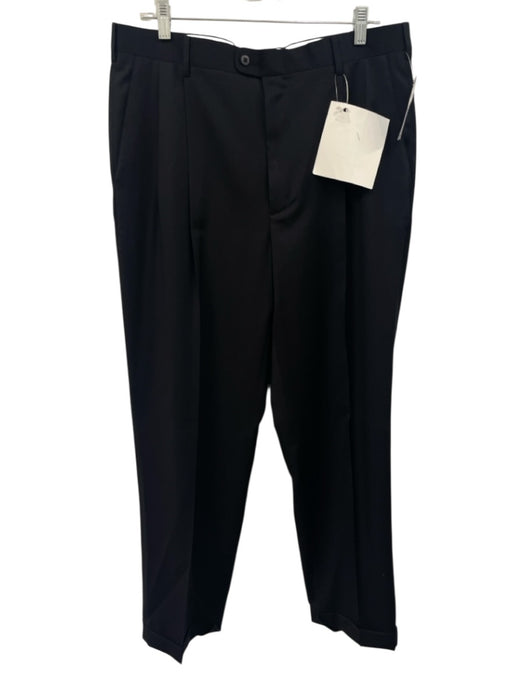 Zanella NWT Size 36 Black Acetate Solid Men's Pants Black / 36