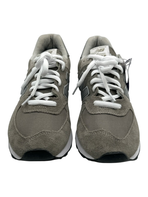 New Balance Shoe Size 10.5 Gray & White Synthetic Low Top Men's Shoes Gray & White / 10.5