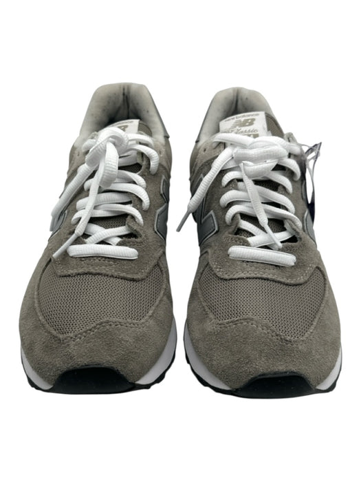 New Balance Shoe Size 10.5 Gray & White Synthetic Low Top Men's Shoes Gray & White / 10.5