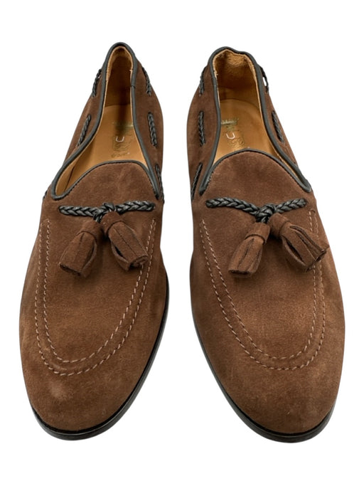 Unconventional Royal Shoe Size 42 Like New Brown Suede Solid Dress Men's Shoes Brown / 42