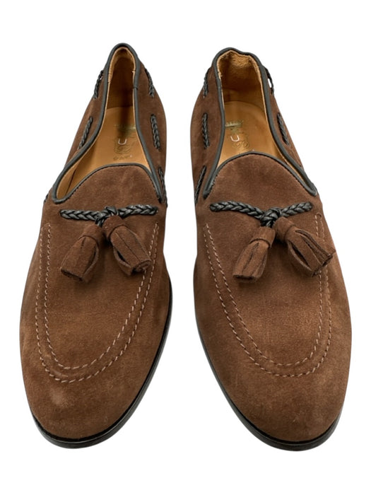 Unconventional Royal Shoe Size 42 Like New Brown Suede Solid Dress Men's Shoes Brown / 42