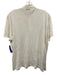 Sandro Size XS White Cotton Blend Solid Polo Knit Men's Short Sleeve White / XS