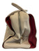 Salvatore Ferragamo Beige Leather Zip Top Side Pockets Top Handle Satchel Bag Beige
