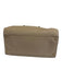 Salvatore Ferragamo Beige Leather Zip Top Side Pockets Top Handle Satchel Bag Beige