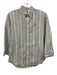 Ralph Lauren Size 4 Blue, Pink & Green Cotton Striped Long Sleeve Button Up Top Blue, Pink & Green / 4